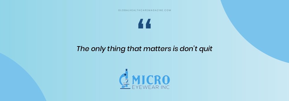 “The only thing that matters is don't quit.” Boze Anderson_Quote