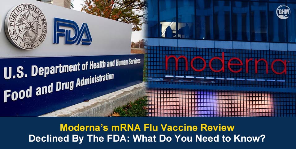 FDA has Declined Moderna's mRNA Flu Vaccine Review Request