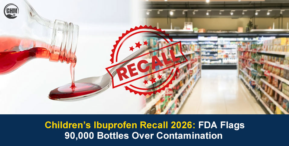 Children’s Ibuprofen Recall 2026: FDA Flags 90,000 Bottles