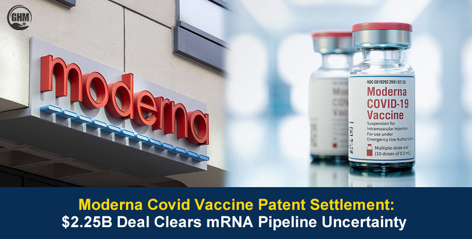 Moderna Covid Vaccine Patent Settlement: $2.25B Deal Clears mRNA Pipeline Uncertainty