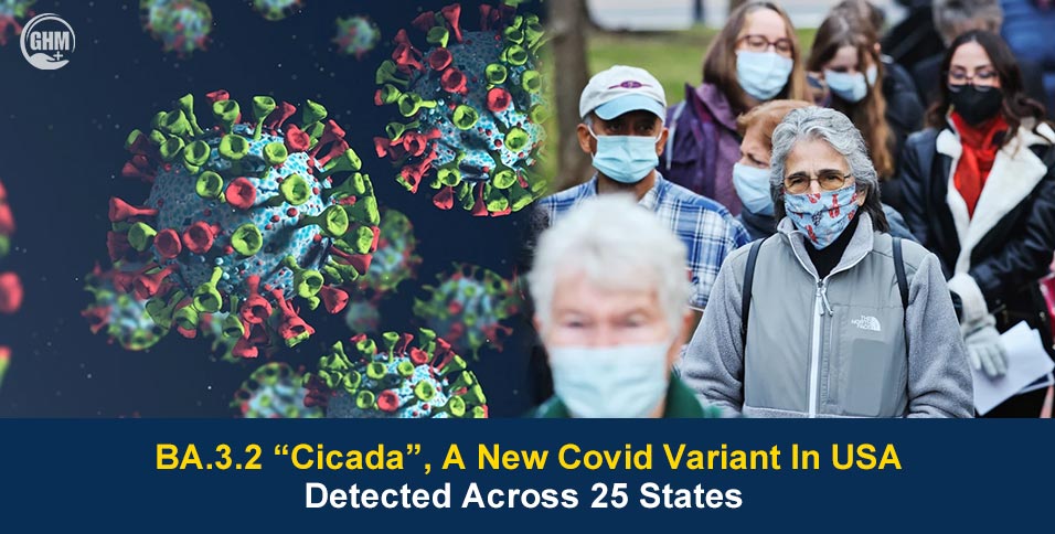 BA.3.2 new Covid variant in USA Spreads Across 25 States