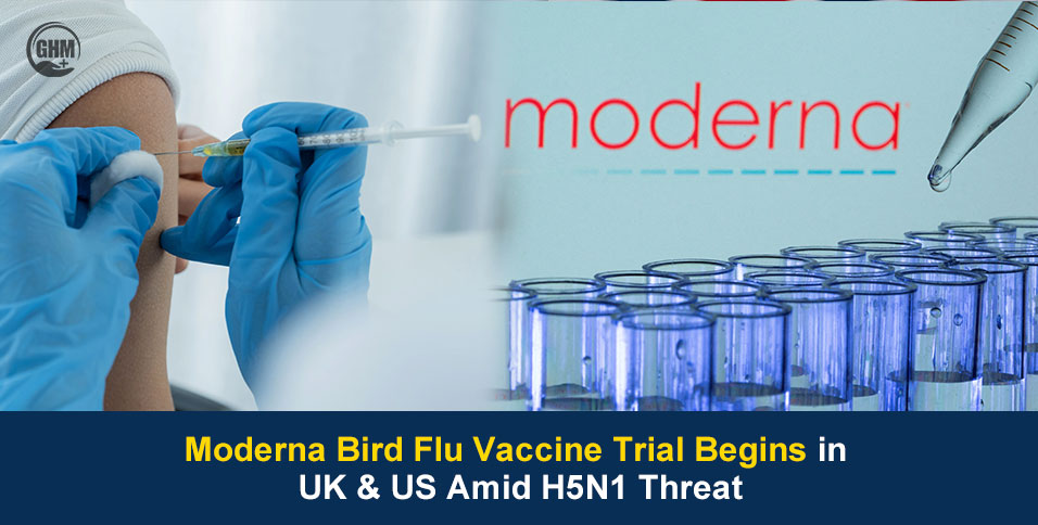 Moderna Bird Flu Vaccine Trial Begins in UK & US Amid H5N1 Threat