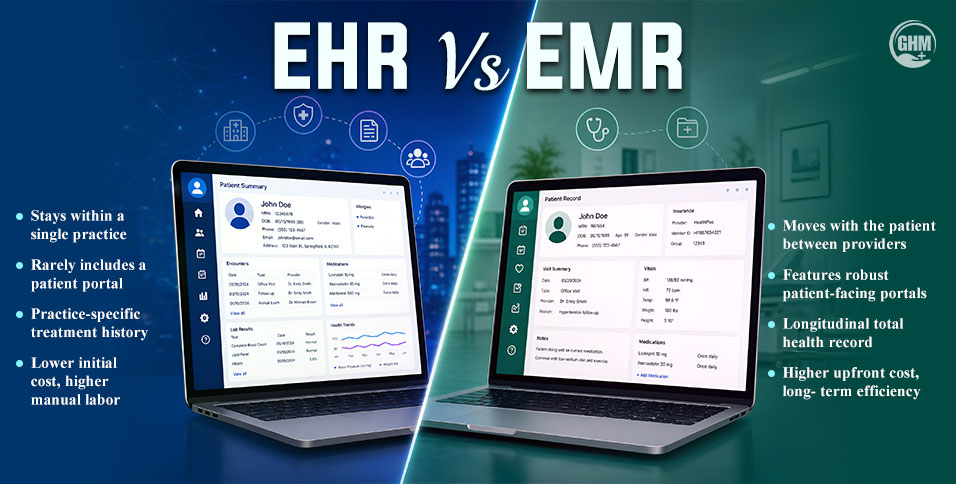 EHR vs EMR