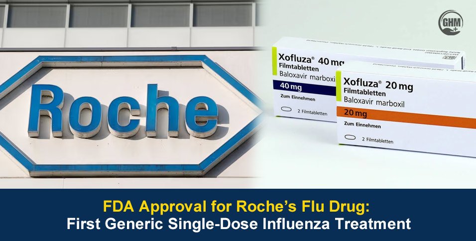 FDA Approval for Roche's Flu Drug: First Generic Single-Dose Influenza Treatment