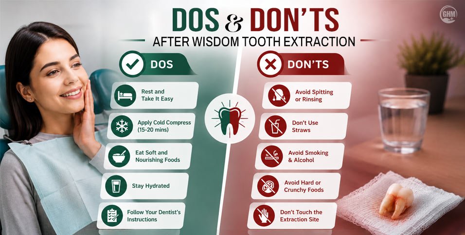 Dos and Don'ts After Wisdom Tooth Extraction To Heal Faster