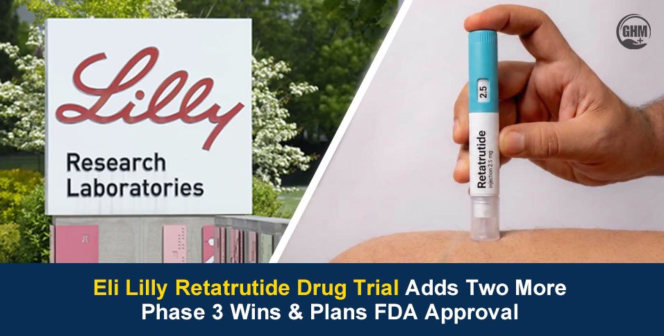 Eli Lilly Retatrutide Drug Trial Adds Two More Phase 3 Wins & Plans FDA Approval