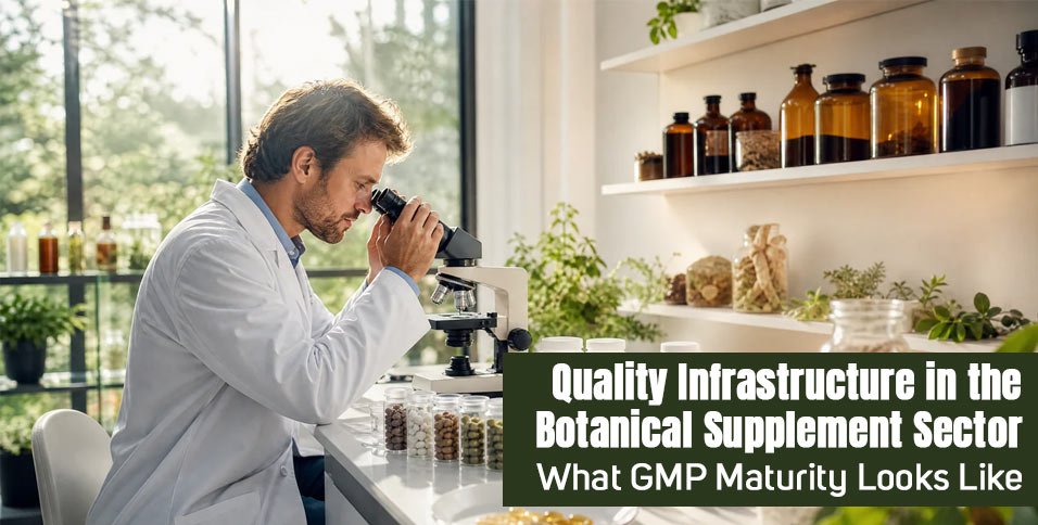 Quality Infrastructure in the Botanical Supplement Sector: What GMP Maturity Looks Like