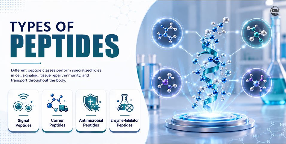 Types of Peptides: Understanding Their Functions, Benefits, and Medical Uses