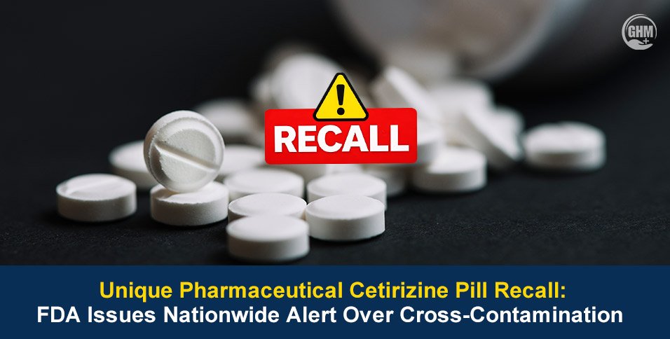 Unique Pharmaceutical Cetirizine Pill Recall