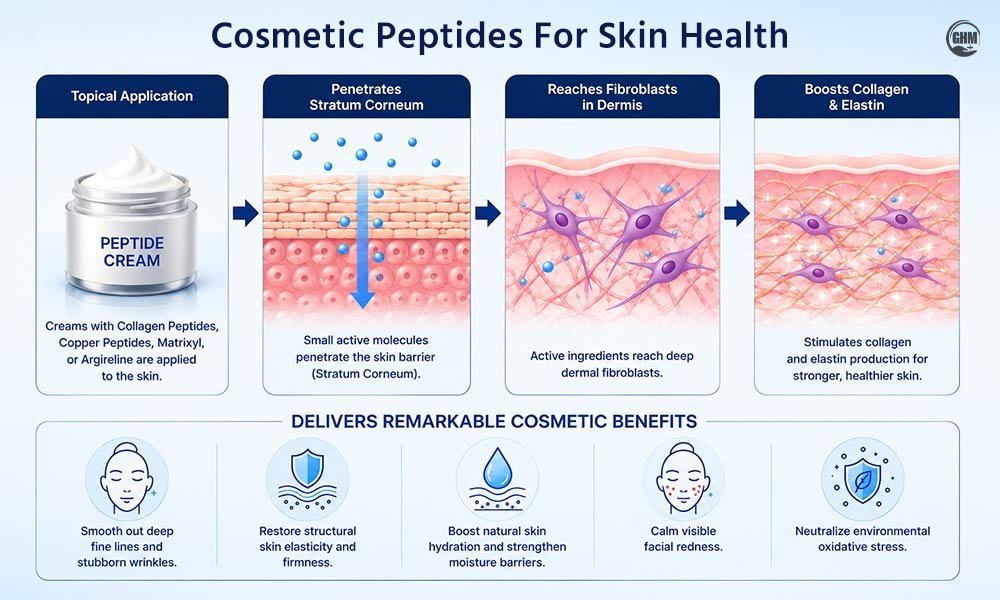 Cosmetic Peptides for Skin Health