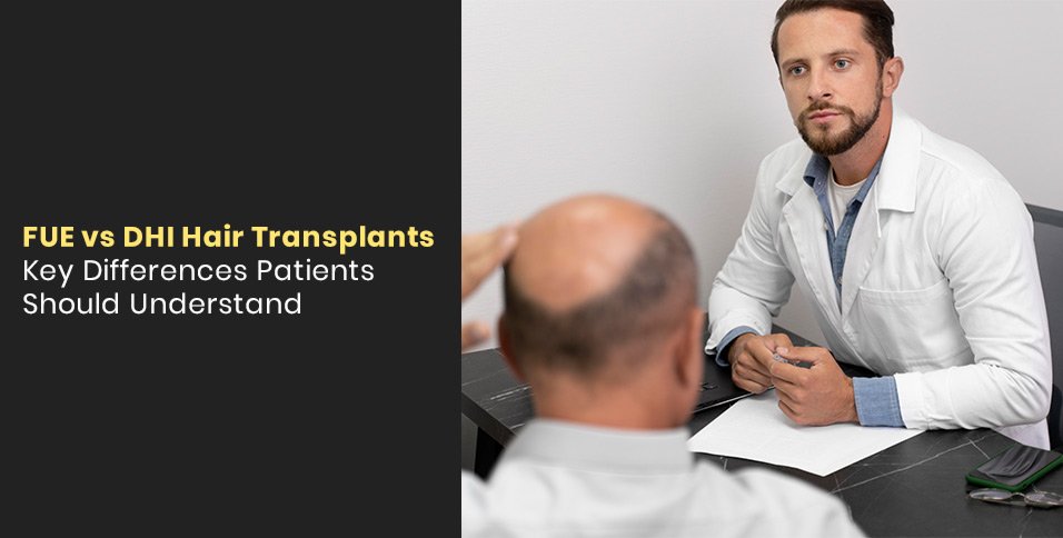FUE vs DHI Hair Transplants: Key Differences Patients Should Understand