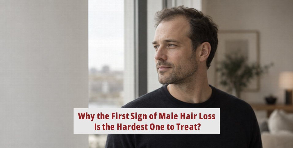 Why the First Sign of Male Hair Loss Is the Hardest One to Treat?