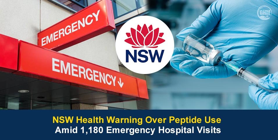 NSW Health Warning Over Peptide Use Amid 1,180 Emergency Hospital Visits