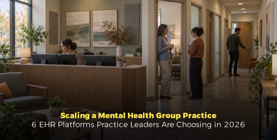 Scaling a Mental Health Group Practice: 6 EHR Platforms Practice Leaders Are Choosing in 2026